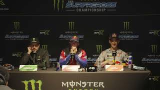 Monster Energy Supercross Press Conference Round 1  Anaheim 2024 [upl. by Rabbi]