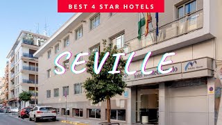 Best Seville hotels 4 star Top 10 hotels in Seville Spain [upl. by Reivad379]