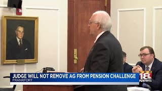 Judge Will Not Remove AG From Pension Challenge [upl. by Mays]