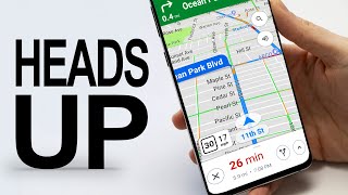 Google Maps  turn on Heads Up display [upl. by Mcgregor]