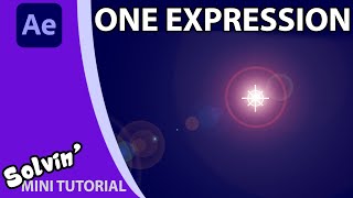 Add a lens flare to a light in After Effects [upl. by Euqirat167]