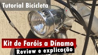 Kit Faróis à Dínamo para Bicicleta [upl. by Celka]