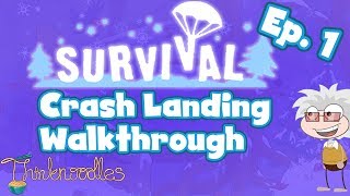 ★ Poptropica Survival Ep 1  Crash Landing Walkthrough ★ [upl. by Anesor]