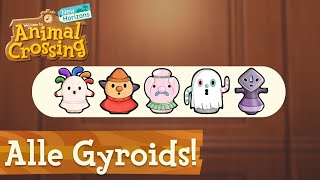 Das sind ALLE 36 NEUEN GYROIDS in Animal Crossing New Horizons 🌴 [upl. by Wallis]