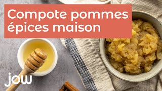 Recette de la compote pommes épices maison [upl. by Sivram]