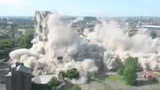 Glasgow Gorbals Flats Blast Demolished [upl. by Cello840]