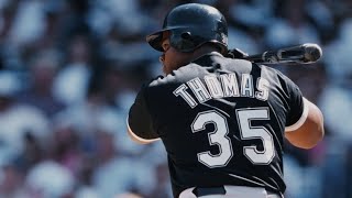 Frank Thomas The Big Hurt Highlight Reel [upl. by Ateikan498]