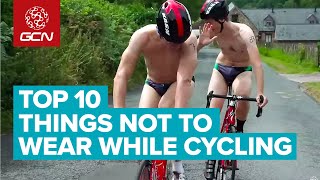 Top 10 Things Not To Wear While Cycling [upl. by Gratianna757]