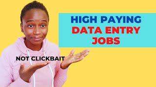 Get High Paying Data Entry Jobs For Beginners  Work From Home Jobs No Experience Needed [upl. by Navy670]