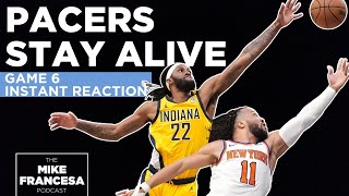 Instant Reaction Knicks Fall in Game 6 to Pacers [upl. by Ydorb]