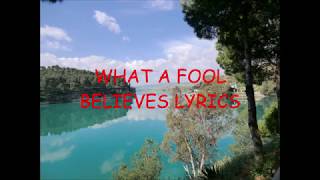 The Doobie BrothersWhat a fool believes lyrics [upl. by Alyled]