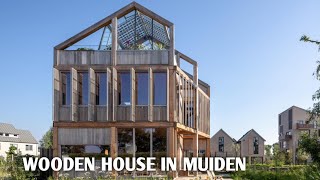 Natural Harmony A Wooden House in Muiden by Moke Architecten [upl. by Anerda439]