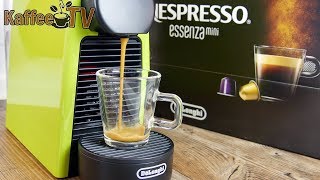 DeLonghi Nespresso Essenza Mini im Test Knallige Farben und kompaktes Design [upl. by Ahsiemat]