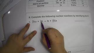 Balancing Nuclear Reactions [upl. by Eentruoc]