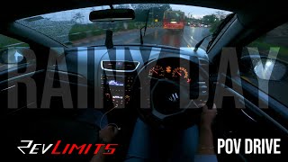 RAINY Day Drive  ASMR  PoV Drive  4K  REVLIMITS [upl. by Eemyaj321]