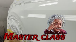 How to do it perfectly Tinsmith work Bodywork Car Painting Glasurit base Iwata WS400 Clear RM [upl. by Denis505]