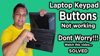 Solved How to fix Laptop keypad BUTTONS not working  Some keys are not working  Laptop repair [upl. by Allyn475]