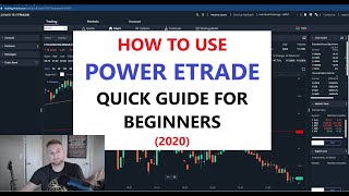 Power Etrade For Beginners  How to use it to Trade Stocks  Beginners Guide 2020 [upl. by Nalyk]