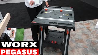 WORX PEGASUS 2 in 1 WORK TABLE WX051  Tool Review Tuesday [upl. by Ulick413]