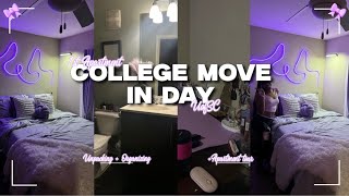 COLLEGE MOVE IN DAY  APARTMENT TOUR  sophomore year [upl. by Merkle]