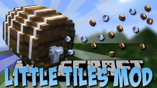 MINIBLÖCKE mit ANIMATION Minecraft Little Tiles Mod Deutsch [upl. by Lina]