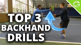 Top 3 Drills For Two Handed Backhand In Tennis  Transform Your Tennis Backhand [upl. by Kenlay]