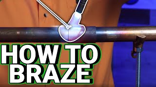 How Professional Plumbers BRAZE COPPER LINES [upl. by Akoek487]