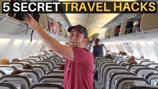 5 SECRET TRAVEL HACKS make your life easier [upl. by Yrhcaz83]