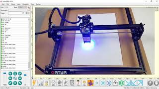 ORTUR Laser Master 2  instalacja sterowników i oprogramowania LaserGRBL przykłady grawerowania [upl. by Rehpinnej]