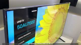 Review 50quot Samsung UN50AU7000 Class AU7000 Crystal UHD 4K Smart TV new 2021 [upl. by Flem]