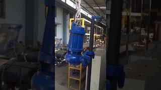 Demo installation of sewage pump on Autocoupling system [upl. by Laeno]