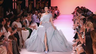 GEORGES HOBEIKA  COUTURE FALL 2023 [upl. by Rorrys]