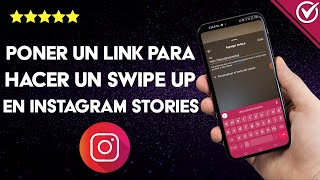 Cómo poner un link para hacer Swipe Up en INSTAGRAM Stories con videos o fotosc [upl. by Alliuqahs]