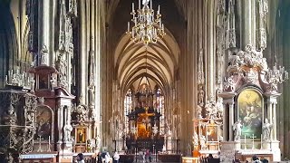 St Stephens Cathedral Stephansdom in Vienna Austria [upl. by Opalina41]