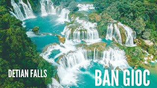 Ban Gioc–Detian Falls Largest waterfall in Asia [upl. by Eynenihc]