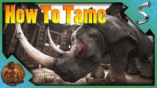 HOW TO TAME CREATURES IN CONAN NEW PET SYSTEM amp TAMING PENS  Conan Exiles Full Release E29 [upl. by Kan581]