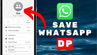 How To Save WhatsApp DP [upl. by Sisco]