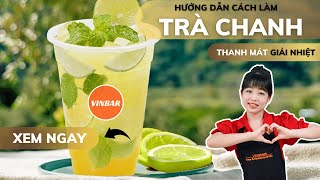 Hướng Dẫn Cách Làm Trà Chanh  How To Make Lemon Tea  Nhi Vinbar [upl. by Irahk]