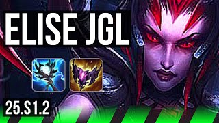 ELISE vs LEE SIN JGL  416 Rank 10  NA Challenger  25S12 [upl. by Otxis]