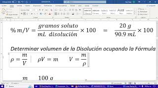 Unidades de Concentración Química Estequiometría [upl. by Melcher340]