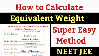 How to Find Equivalent Weight [upl. by Hawley]