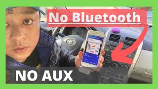 Play Music in Your Car without an AUX cord or Bluetooth  No Static Aux Adapter for iPhone [upl. by Ratep]