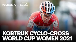 Kortrijk Belgium  Womens CycloCross  Cycling  Eurosport [upl. by Rajewski]