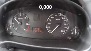 Peugeot 406 acceleration 0100kmh and 80120kmh [upl. by Eerrahs]