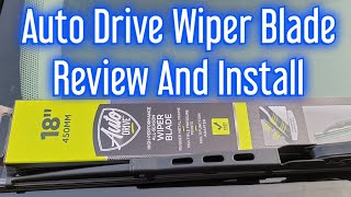 Auto Drive Wiper Blade Review And How To Install [upl. by Tabina]