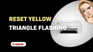 How to Reset Canon Pixma TS3122 Yellow Triangle Flashing [upl. by Bora282]