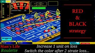 RED amp BLACK Roulette strategy [upl. by Kristal538]