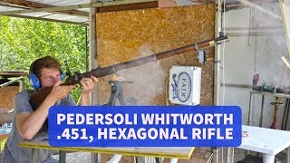 Pedersoli Whitworth 451 hexagonal rifle [upl. by Justus471]