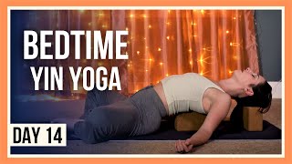 15 min Sleep Yoga – Day 14 FULL BODY RELAXING YIN YOGA [upl. by Eckblad]