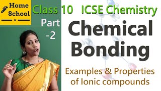 Chemical Bonding Class 10 Chemistry ICSE Part2 [upl. by Noyk]